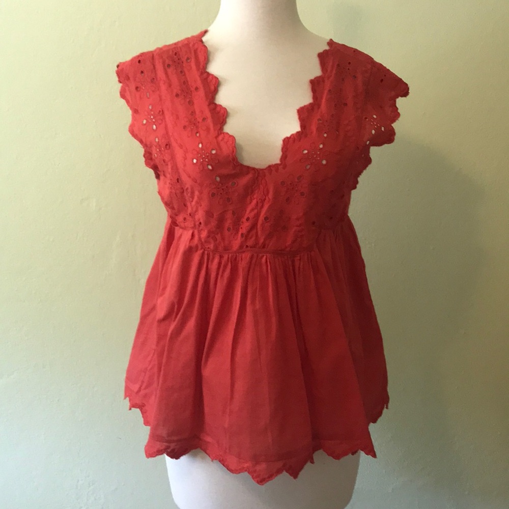 Lucky Brand Eyelet Tank